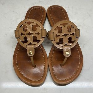 Tory Burch Miller Brown Sandal Size 5.5